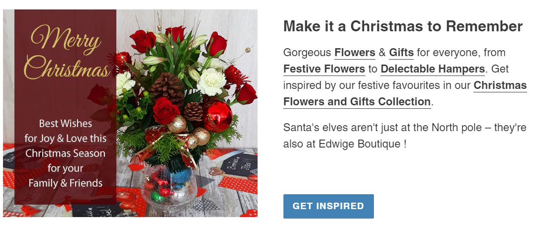 Send flowers and gifts this christmas