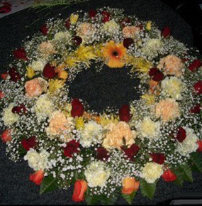 Bright Mixed Round Wreath 