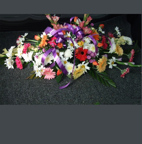 Multicolor Casket Spray