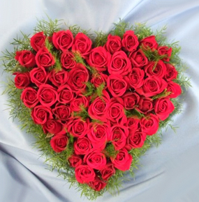 White Roses, Carnations & chrysanthemums with a hint of green