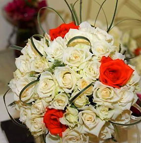 Red Roses and Chocolate Basket