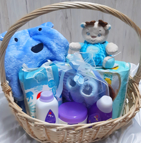 Baby Boy New Born Hamper Gift Basket for boy and girl