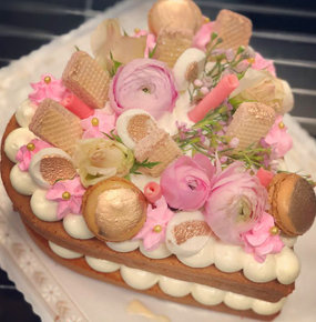 Loaded Sweet Candy Heart Cake